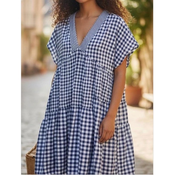 Anthropologie Dresses & Skirts - Anthropologie 11.1.Tylho Women Gingham Tunic Dress XS